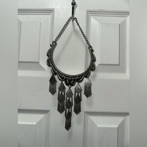Elegant Silver Statement Necklace